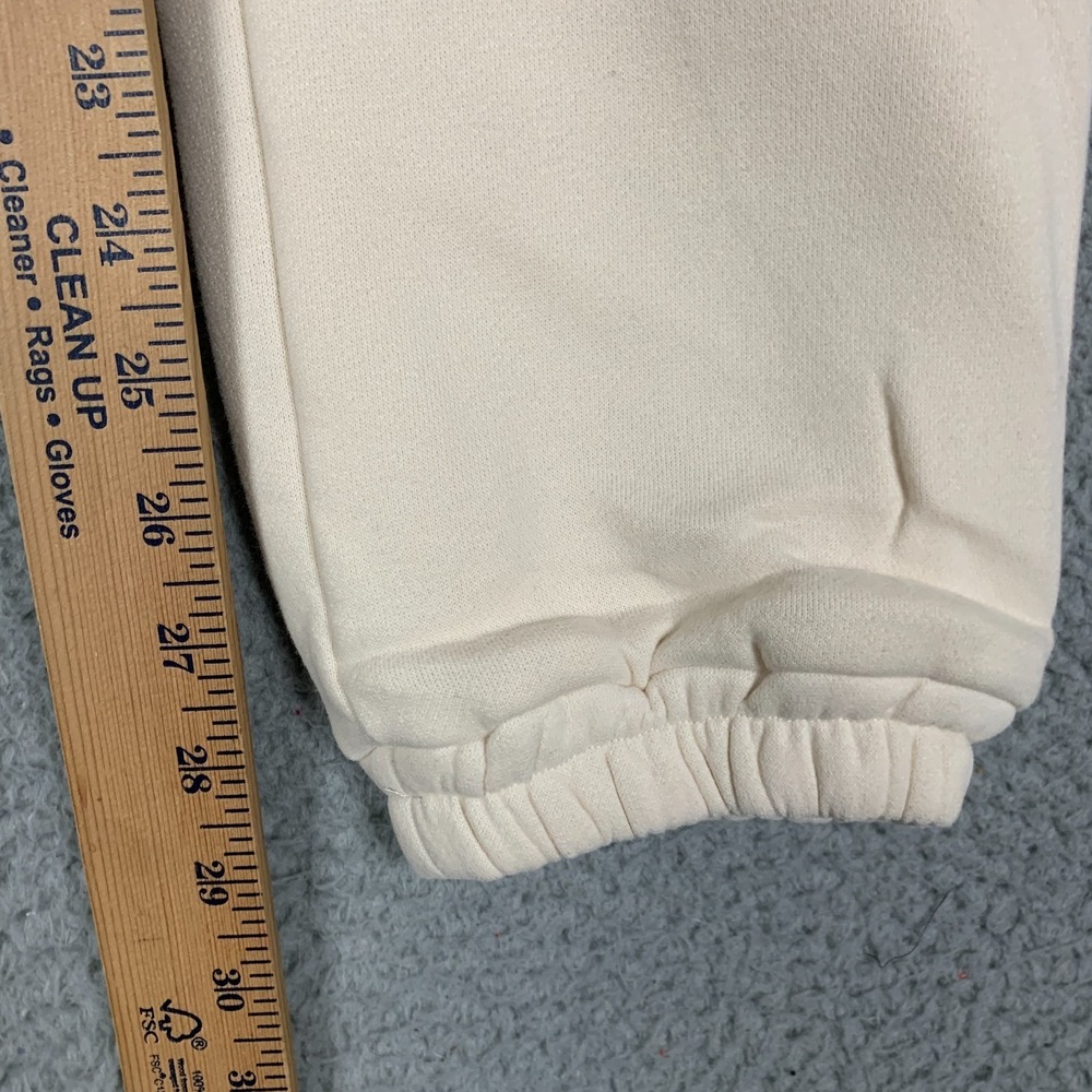 NWT Kristin Made Cloud Sweatpant Women's Small S Cream Drawstring Fleece Jogger - Picture 8 of 9